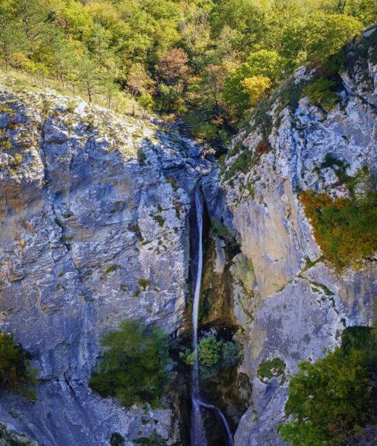 Val Rosandra (Glinscica) valley near Trieste in fall